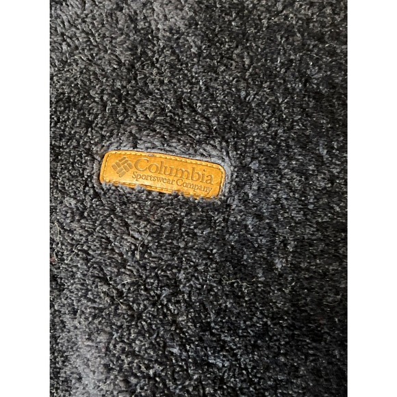 Women's Columbia Fleece Jacket Full Zip Navy Soft Warm Plush Jacket Size Small - Picture 5 of 6
